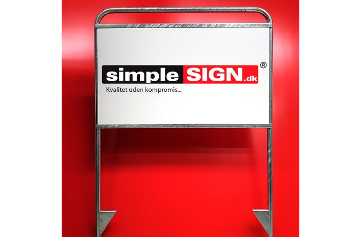 Byggepladsskilt Stander XL 100 X 60