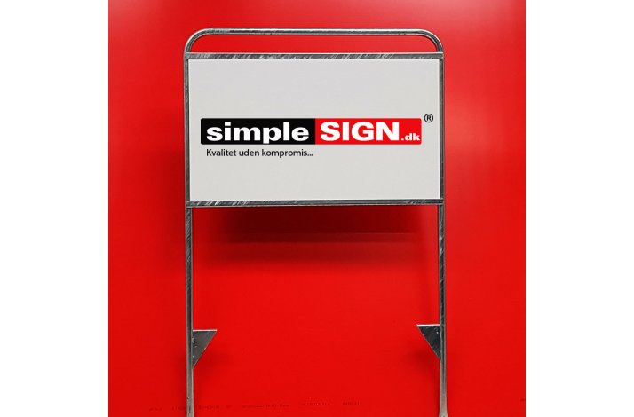 Byggepladsskilt Stander XL 100 X 60